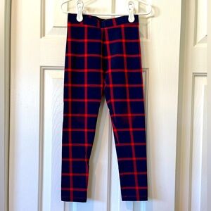 J crew crewcuts size 6-7 holiday leggings